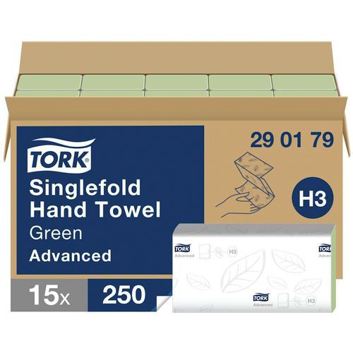 Essuie-mains En Papier Doux H3 Tork Advanced 290179 - Vert