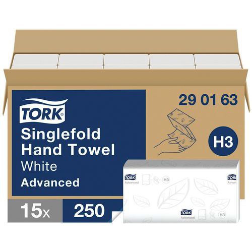 Essuie-mains En Papier Doux H3 Tork Advanced 290163 - Blanc