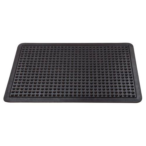 Tapis industriel anti-fatigue noir 120 x 90 cm - Confort et durabilité pour votre espace de travail