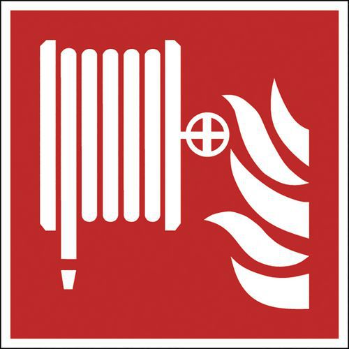 Panneau Robinet Incendie Armé Photoluminescent 20 X 20 Cm