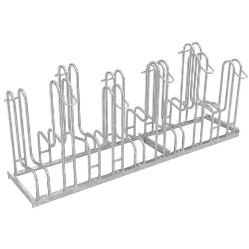 Support Cycle 4160 Galvanisé - 10 Places Face à Face