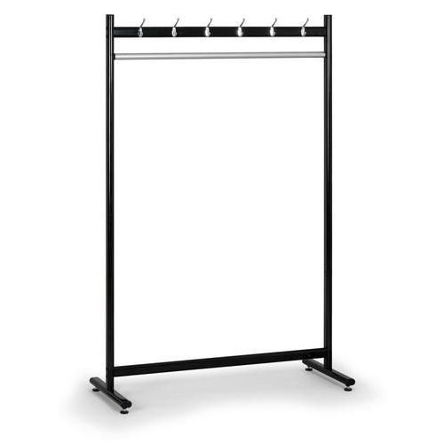 Porte-manteau Jerry - Métal Noir - H 1720mm L 1120mm P 460mm - 6 Patères - Design Moderne