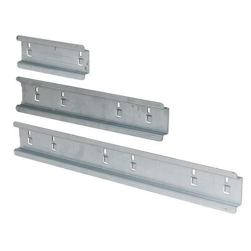 Rail pour boîtes en plastique - Gris - 200 mm - Fixation murale facile - Organisation pratique
