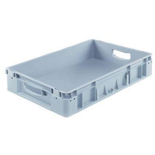 Caisse plastique Silverline 20L - Usage alimentaire, Gris, 600x400x120mm