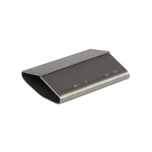 Clips en acier pour feuillards 33 mm - Lot de 300 - Idéal pour cerclage industriel