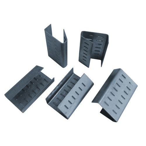 Clips en acier pour feuillards - 13 mm - 2500 pièces - Cerclage sécurisé