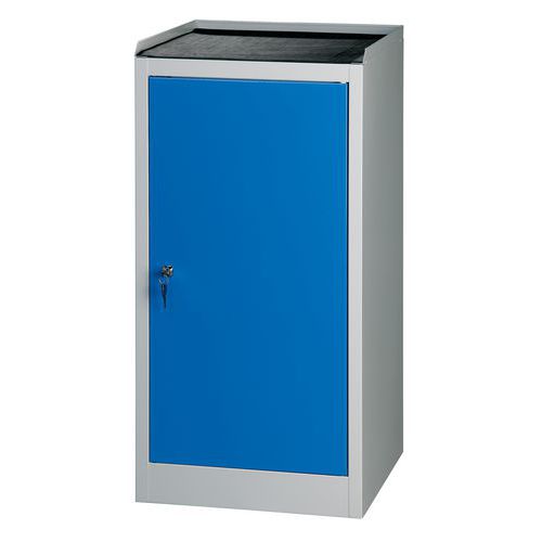 Armoire à outils d'atelier - 2 étagères, 1 tiroir - 103x50x50 cm - Charge 200 kg - Bleu/Gris