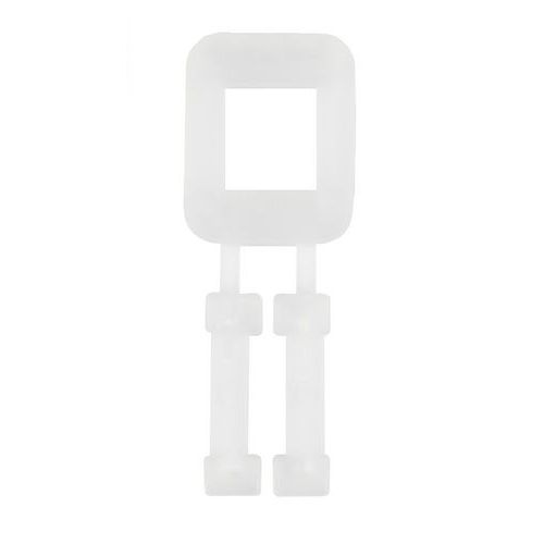 Clips en plastique pour feuillards 16 mm Gris - Lot de 1000 - Idéal pour cerclage polypropylène
