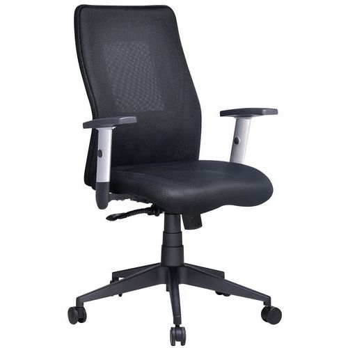 Siège de bureau dossier moyen Penelope - Tissu - Manutan Siège de bureau dossier moyen Penelope - Tissu - Manutan