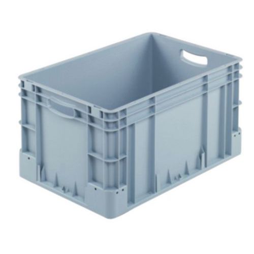 Caisse plastique Silverline 50 L Gris - Usage Alimentaire HACCP - Robuste 20 kg