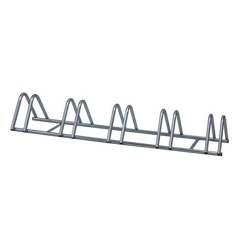 Support à vélo Oskar Extérieur 5 Vélos Zingué Argent 1740mm Robuste et Durable