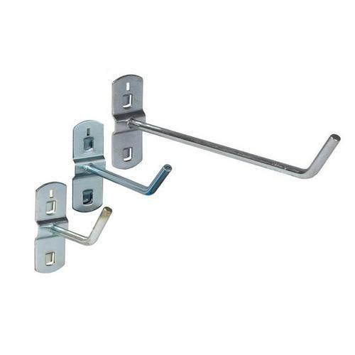 Lot de 2 - Crochet Porte-outils Simple 90 O Longueur 50 Mm