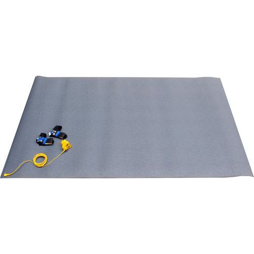 Tapis Antistatique Avec Mise À La Terre 150 X 90 Cm