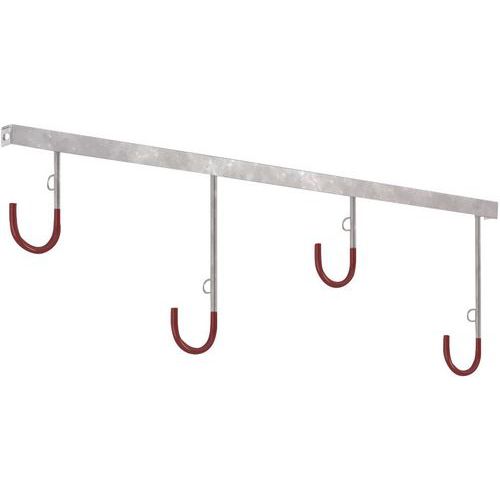 Support Cycle Suspendu Plafond 3804 Galvanisé - 4 Places