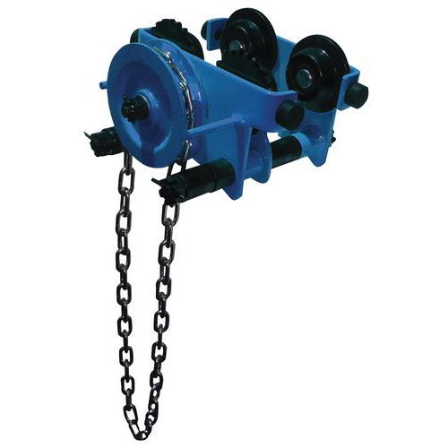 Chariot Porte-palan Cde Chaine F=5t Fer=114-203mm