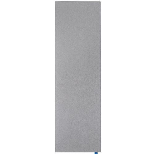 Tableau Blanc Wall-up Pinboard Acoustique 200x59.5cm Gris