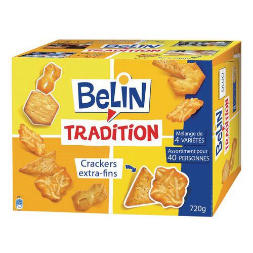 Biscuits apéritifs BELIN TRADITION 720 G Biscuits apéritifs BELIN TRADITION 720 G