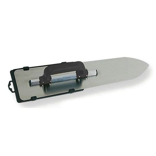 Platoir Flamand Lame Acier Pointu 70 Poignée Noire Fermée