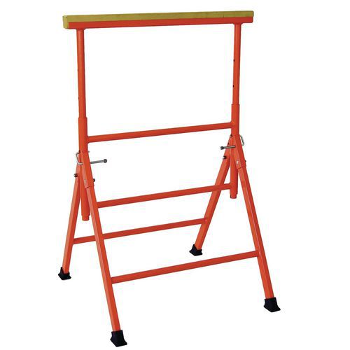Tréteau professionnel réglable, poutre bois - Mondelin Tréteau professionnel réglable, poutre bois - Mondelin
