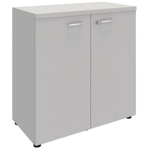 Armoire 2 Portes Battantes - Open - Aluminium - Hauteur 89 Cm