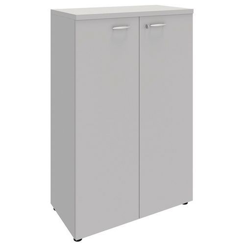 Armoire 2 Portes Battantes - Open - Aluminium - 1380 X 900 X 280 Mm