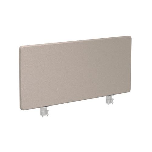 Madison Écrans Tissus Taupe Profil Blanc+pince Simple 100cm