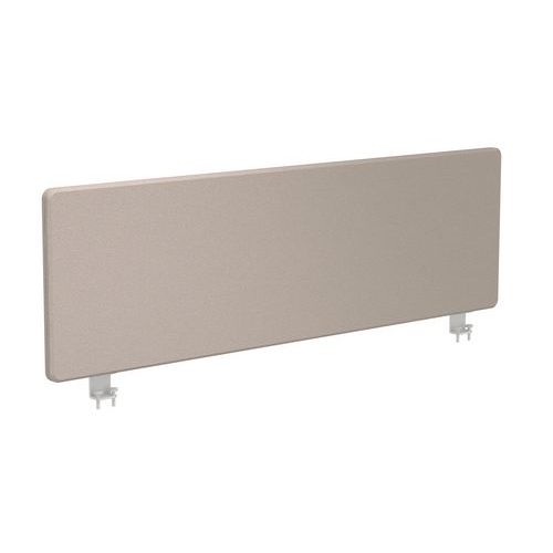 Madison Ã‰crans Tissus Taupe Profil Blanc+pince Simple 140cm