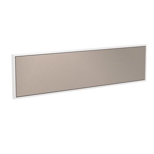 Isola Ã‰cran Frontal Tissus Acoustique Taupe H:45 Cm L:180cm