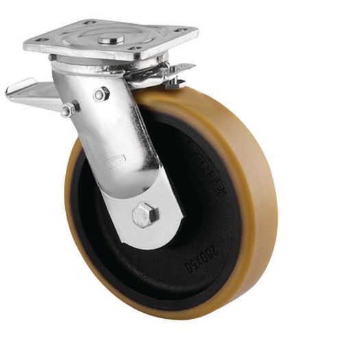 Roulette Pivotante à Frein Charge 750 Kg