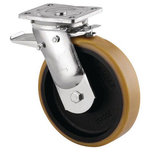 Roulette Pivotante à Frein Charge 1200 Kg