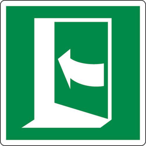 Panneau Porte Qui S'ouvre Côté Gauche 120x120 - Aluminium