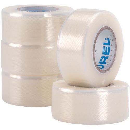 Ruban adhésif étirable transparent 36mm x 50m - Idéal pour palettiser et filmer gros volumes