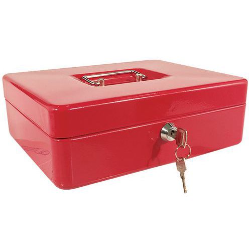 Caisse à Monnaie Eco (4 Compartiments) Rouge