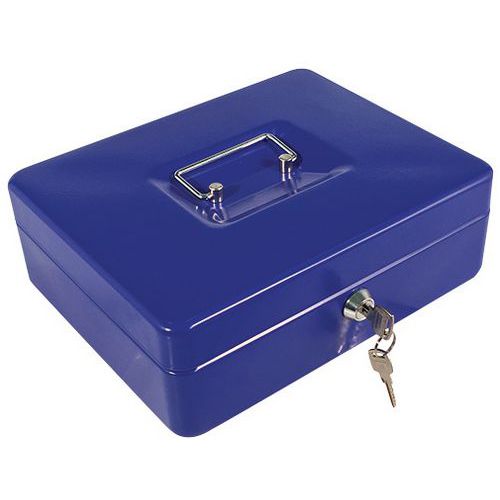 Caisse à Monnaie Eco (4 Compartiments) Bleu