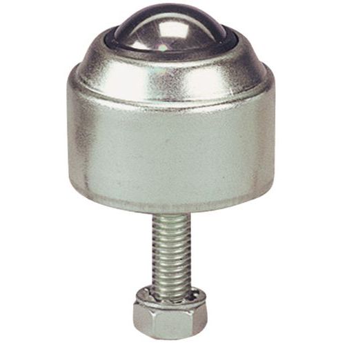 Bille Manut Tge Filetee+socle Acier Diam=25mm F=100kg