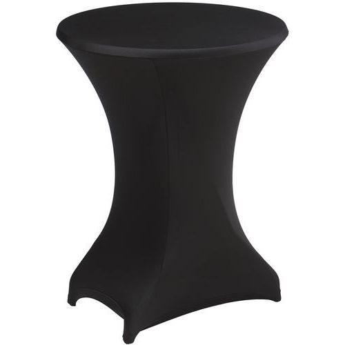 Nappe Housse Guéridon Col.:noir Dia:80-85 Cm