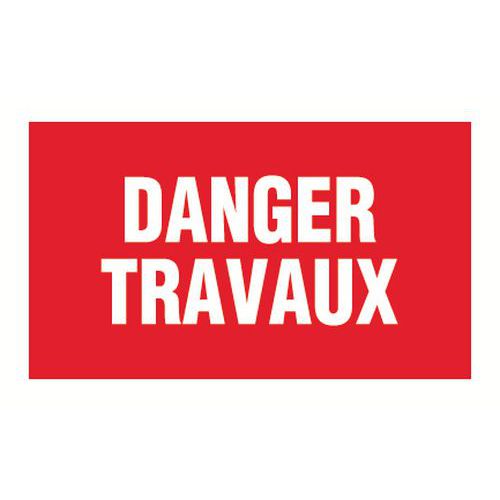 Panneau Rig .330x200 Danger Travaux