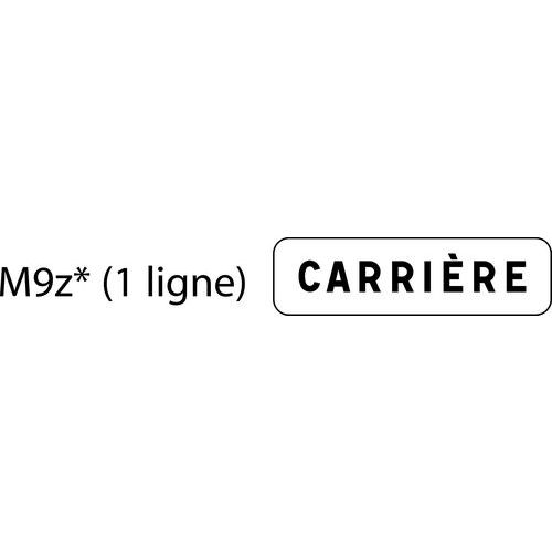 SVMS - Panonceau Signalisation Rectangulaire AG3 350x150mm Classe 1 Acier - Personnalisable Texte 1 Ligne - Garantie 3 Ans
