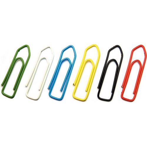 Lot De 100 Trombones Couleur 28mm