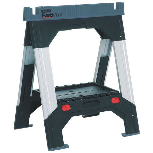 Stanley 2 Tréteau En Polypropylène à Pieds Télescopiques