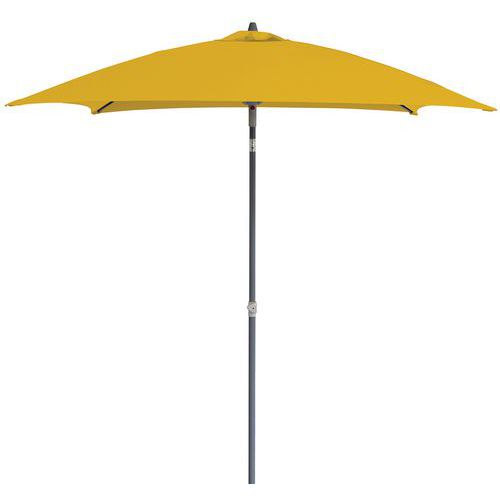 Parasol Droit 2 X 2 M Mât Gris Toile Curry
