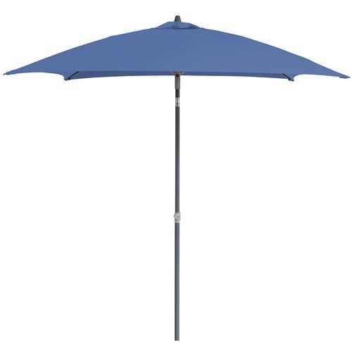Parasol Droit 2 X 2 M Mât Gris Toile Bleue