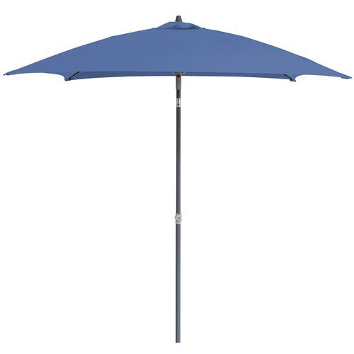 Parasol Droit 2 X 2 M Mât Gris Toile Bleue