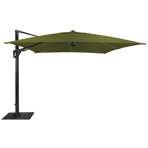 Parasol Déporté Elios 3 X 3 M Orientable - Graphite/vert