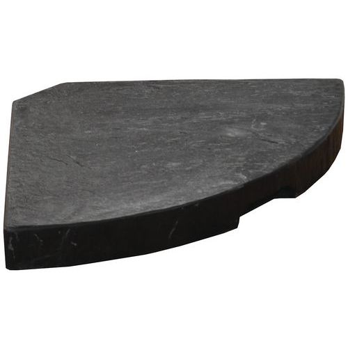 Dalle Béton 18 Kg Pour Pied De Parasol En Croix - Anthracite