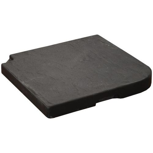 Dalle Béton 30 Kg Pour Pied De Parasol En Croix - Anthracite