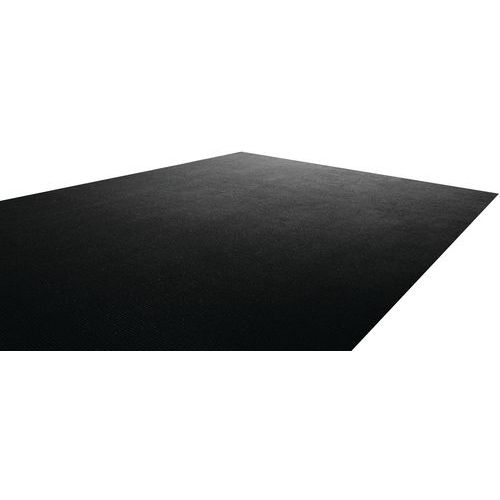 Tapis D'entrée Absorbant Et Grattant 60x90 Cm Noir