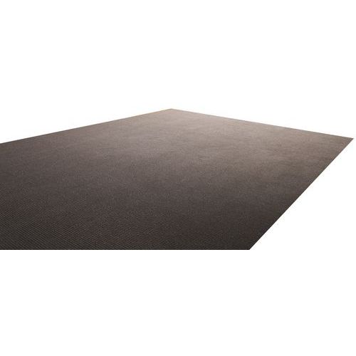 Tapis D'entrée Absorbant Et Grattant 90x150 Cm Marron