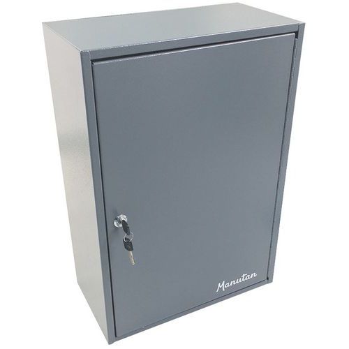 Armoire à Clés Manutan (300 Crochets) Gris Clair