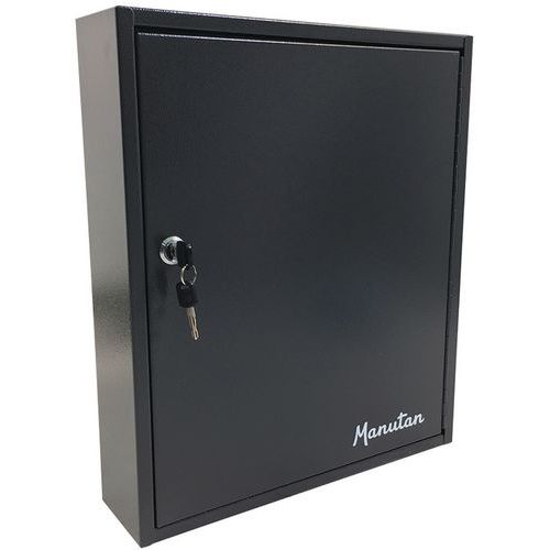 Armoire à Clés Manutan (150 Crochets) Gris Foncé
